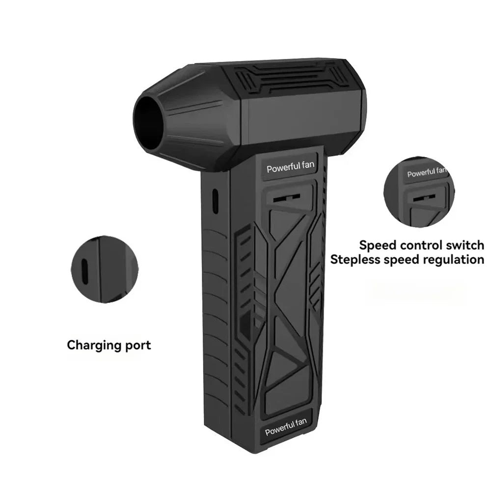 High-Speed Turbo Jet Fan for Powerful Airflow and Fast Cooling