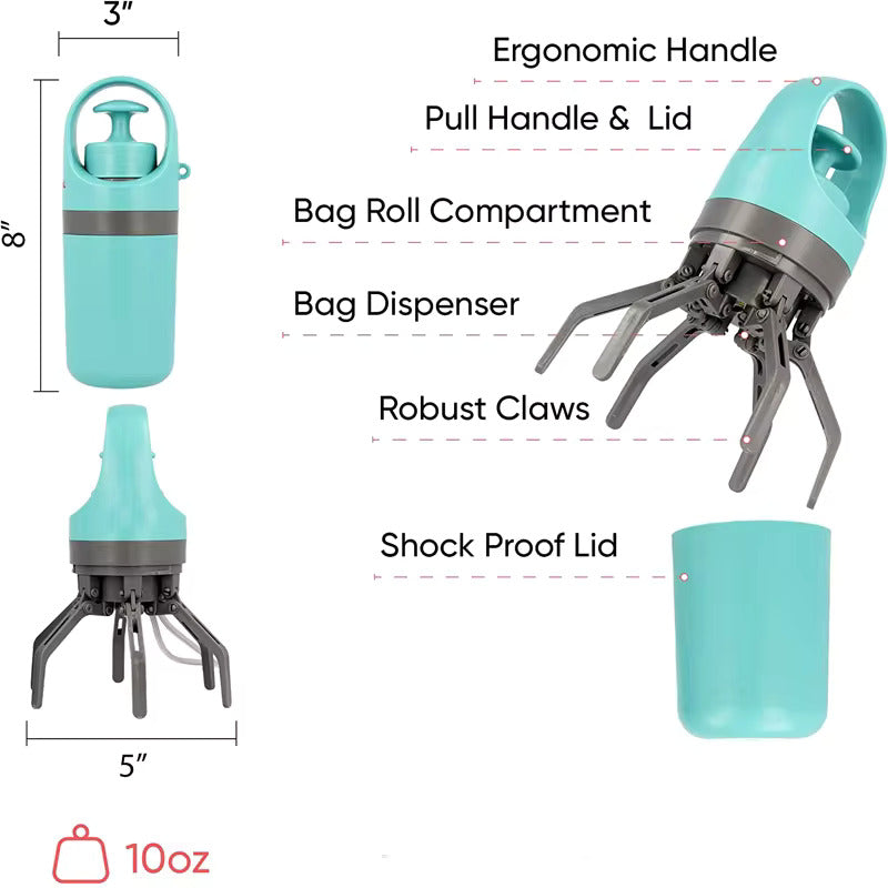 Lightweight Portable Poop Scooper for Easy Pet Waste Cleanup
