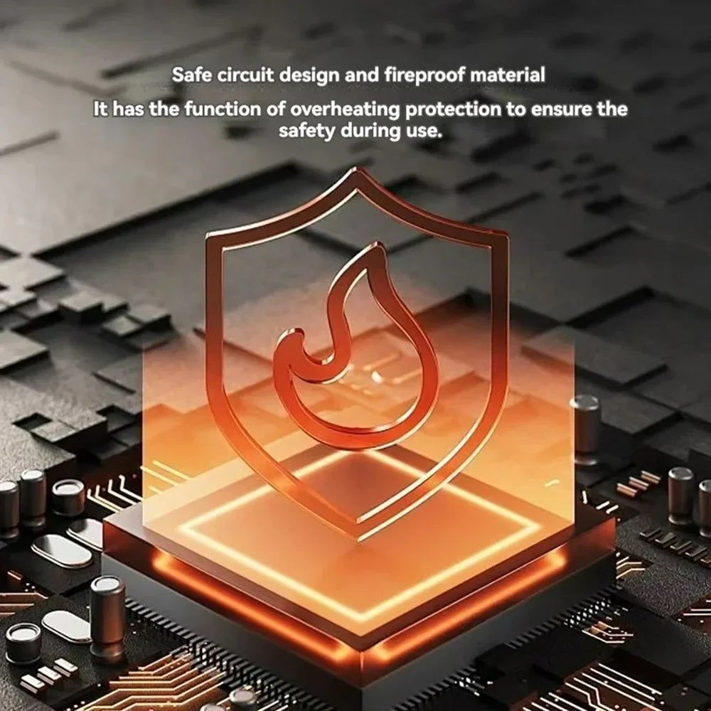 High-Speed Turbo Jet Fan for Powerful Airflow and Fast Cooling