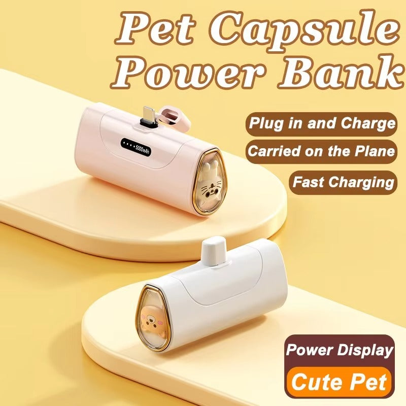 5000mAh Portable Power Bank – Compact, Fast Charging, Travel Essential