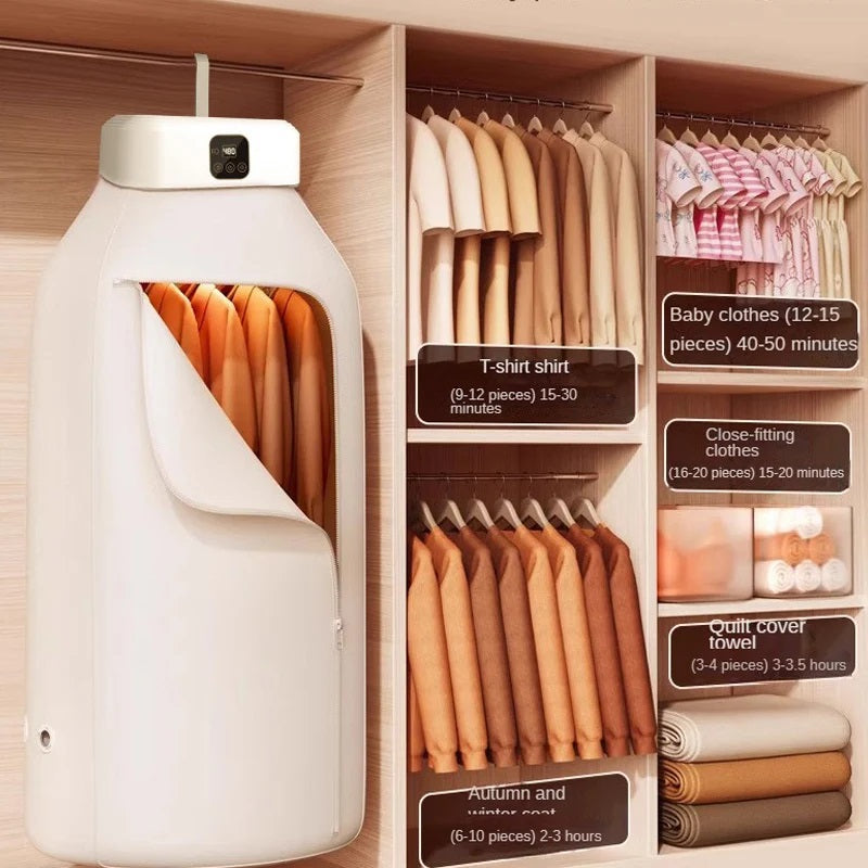 Remote-Control Electric Clothes Dryer for Fast and Efficient Drying