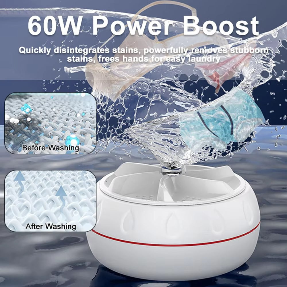 Turbo Washing Machine – Compact, Energy-Efficient Laundry Solution