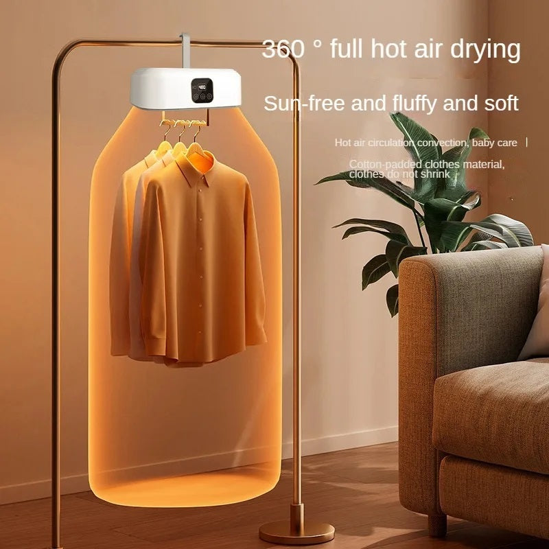 Remote-Control Electric Clothes Dryer for Fast and Efficient Drying