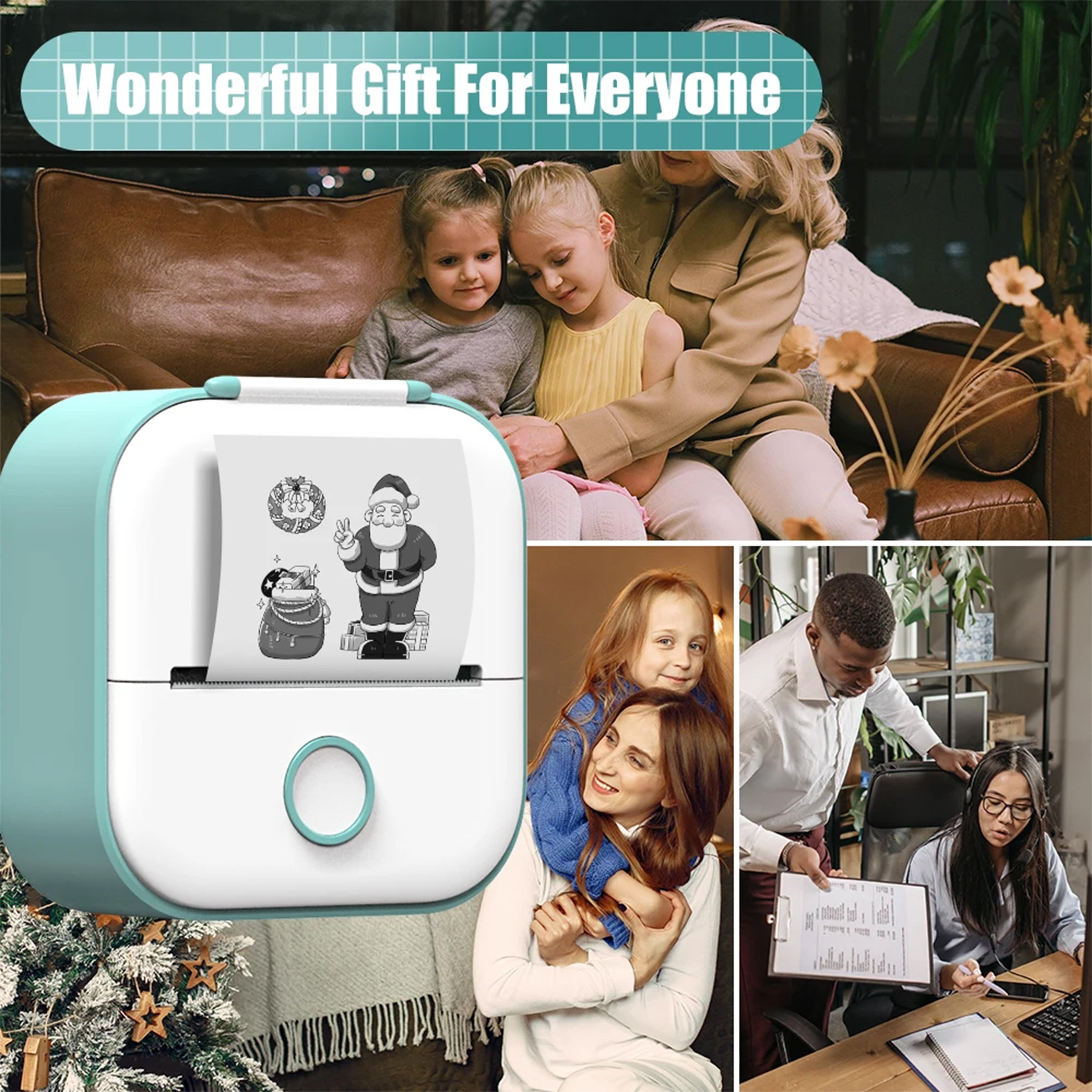 Portable Mini Printer – Compact Wireless Printer for Home & Travel