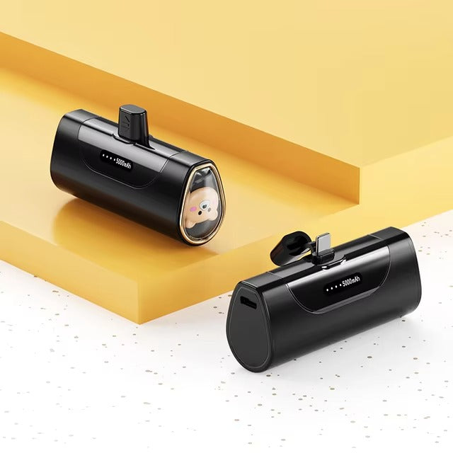 5000mAh Portable Power Bank – Compact, Fast Charging, Travel Essential
