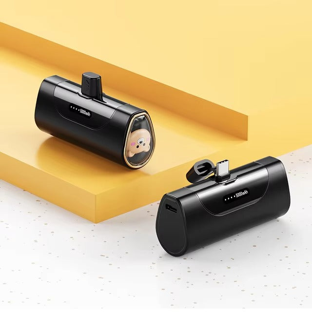 5000mAh Portable Power Bank – Compact, Fast Charging, Travel Essential
