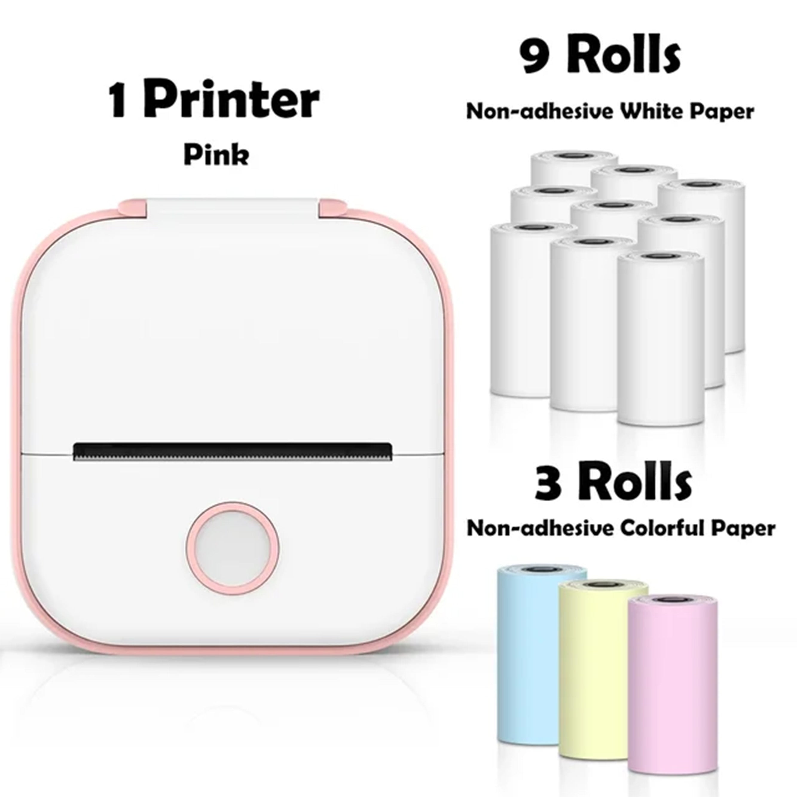 Portable Mini Printer – Compact Wireless Printer for Home & Travel