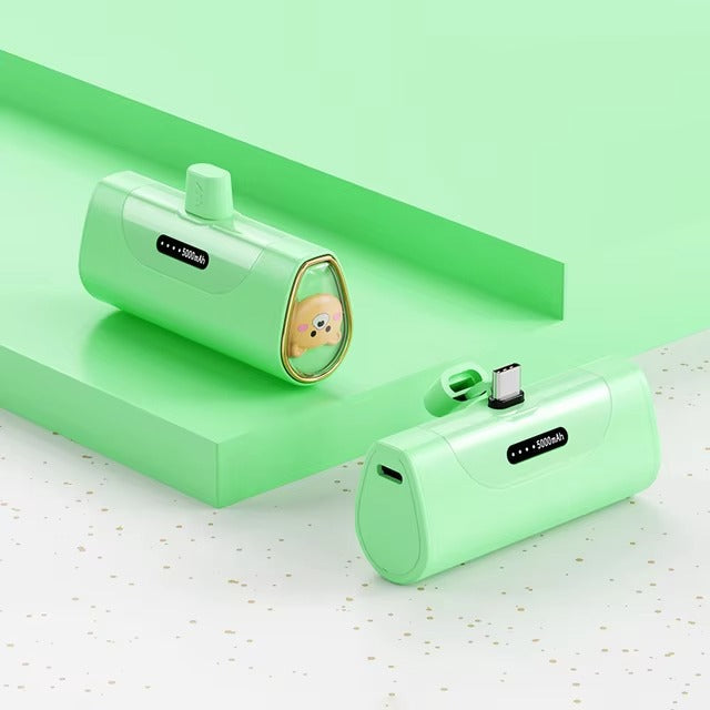 5000mAh Portable Power Bank – Compact, Fast Charging, Travel Essential