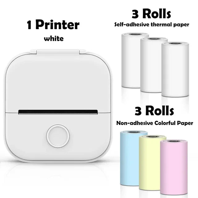 Portable Mini Printer – Compact Wireless Printer for Home & Travel