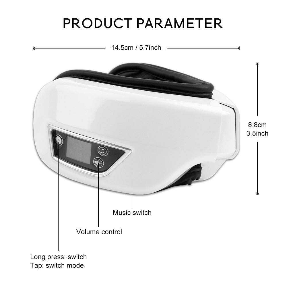 Portable Eye Massager for Relaxation and Stress Relief