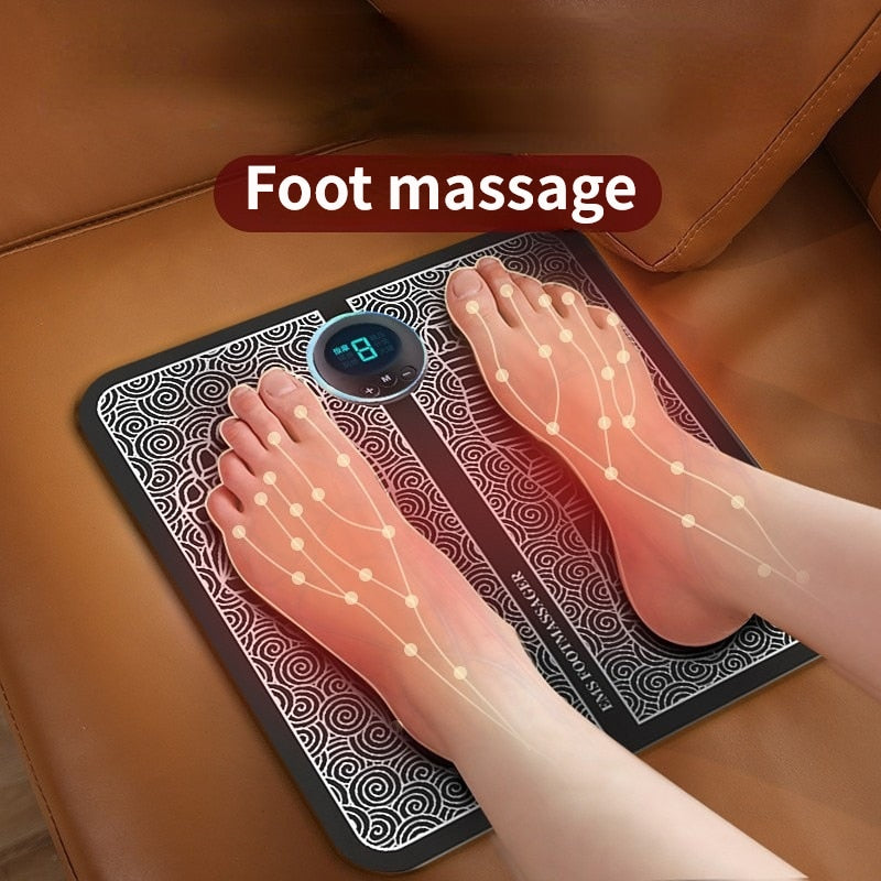 EMS Foot Massager for Pain Relief & Foot Circulation Booster