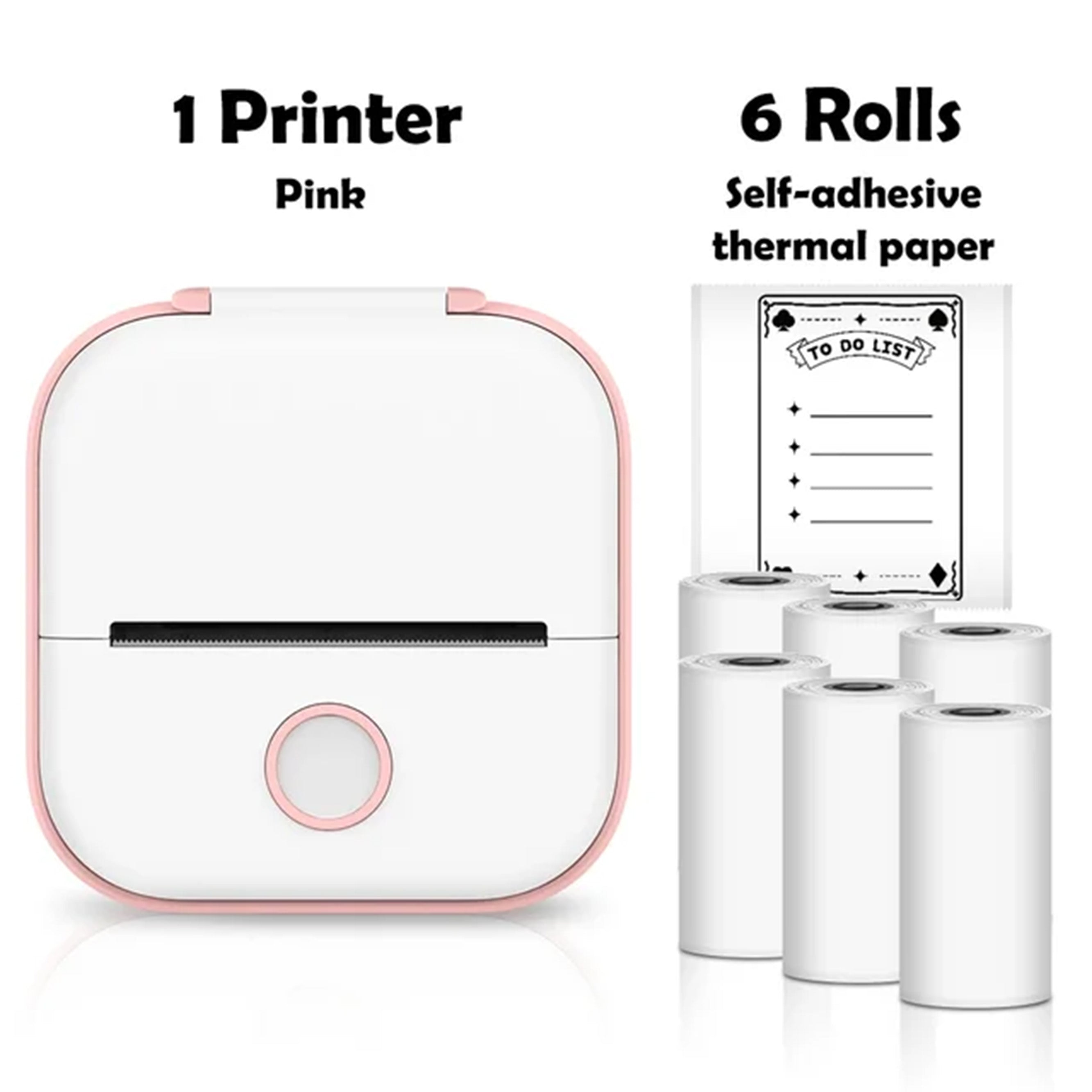 Portable Mini Printer – Compact Wireless Printer for Home & Travel