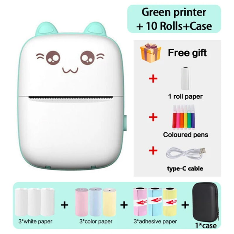 Portable Mini Thermal Printer for Quick Printing on the Go