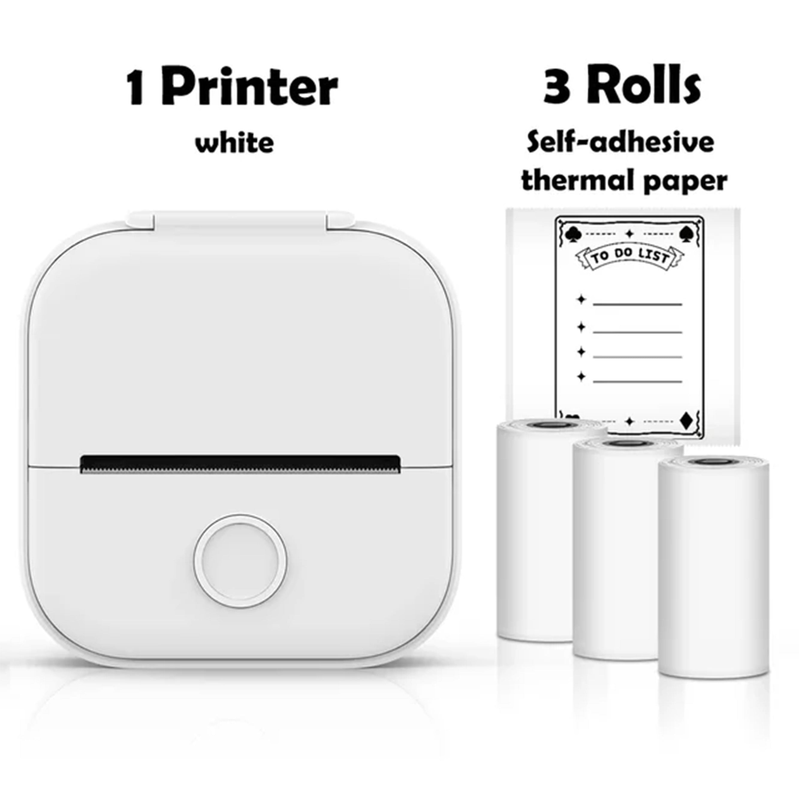 Portable Mini Printer – Compact Wireless Printer for Home & Travel