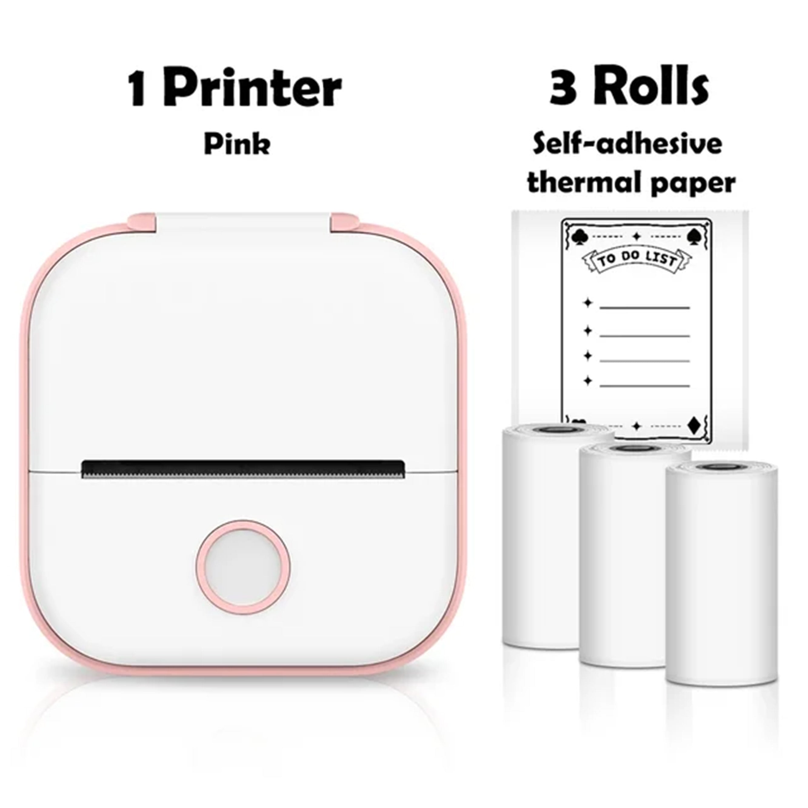 Portable Mini Printer – Compact Wireless Printer for Home & Travel
