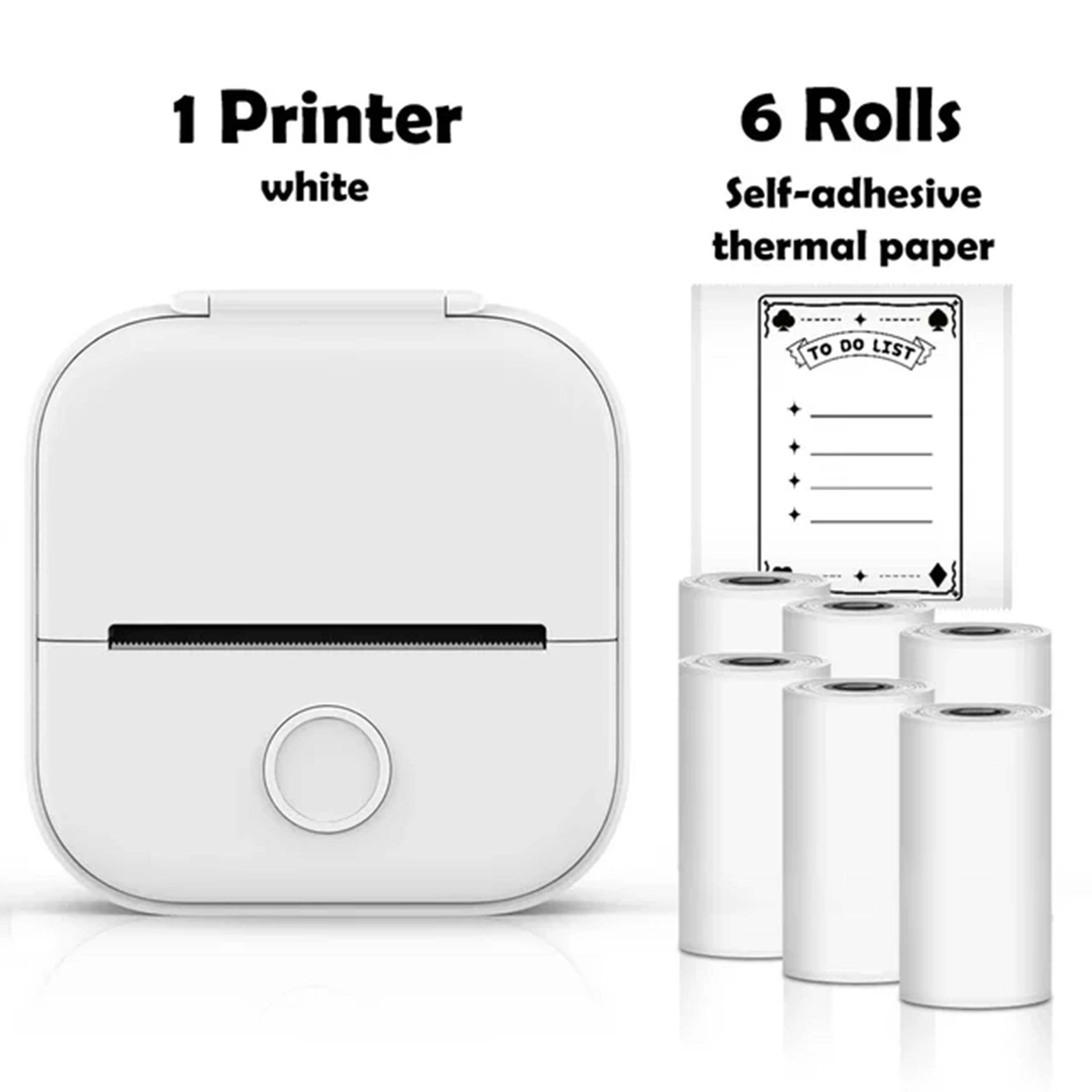 Portable Mini Printer – Compact Wireless Printer for Home & Travel