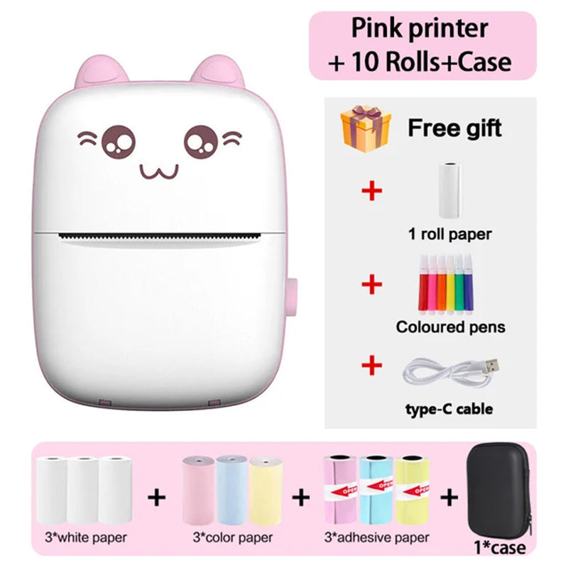 Portable Mini Thermal Printer for Quick Printing on the Go