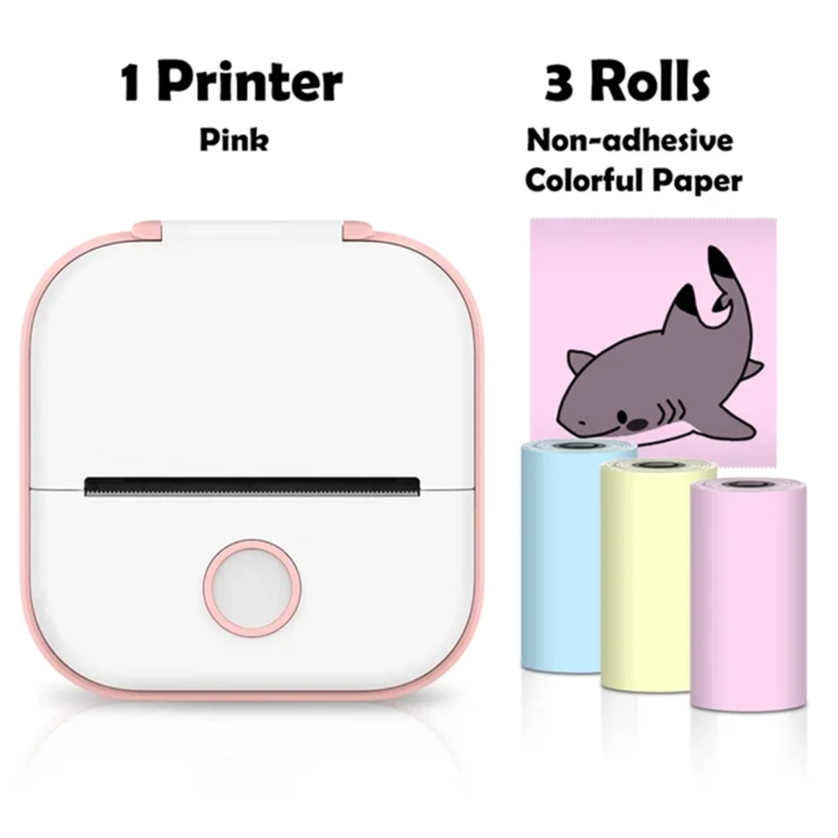 Portable Mini Printer – Compact Wireless Printer for Home & Travel