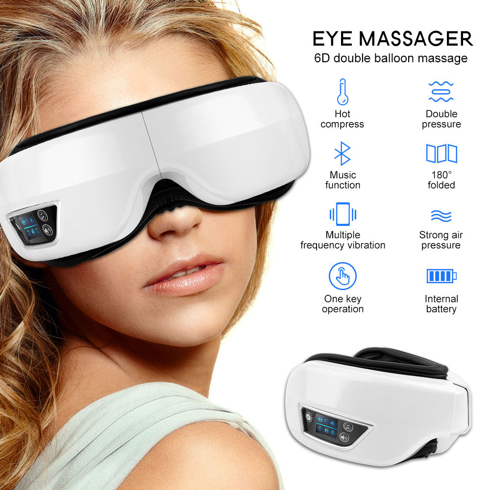 Portable Eye Massager for Relaxation and Stress Relief