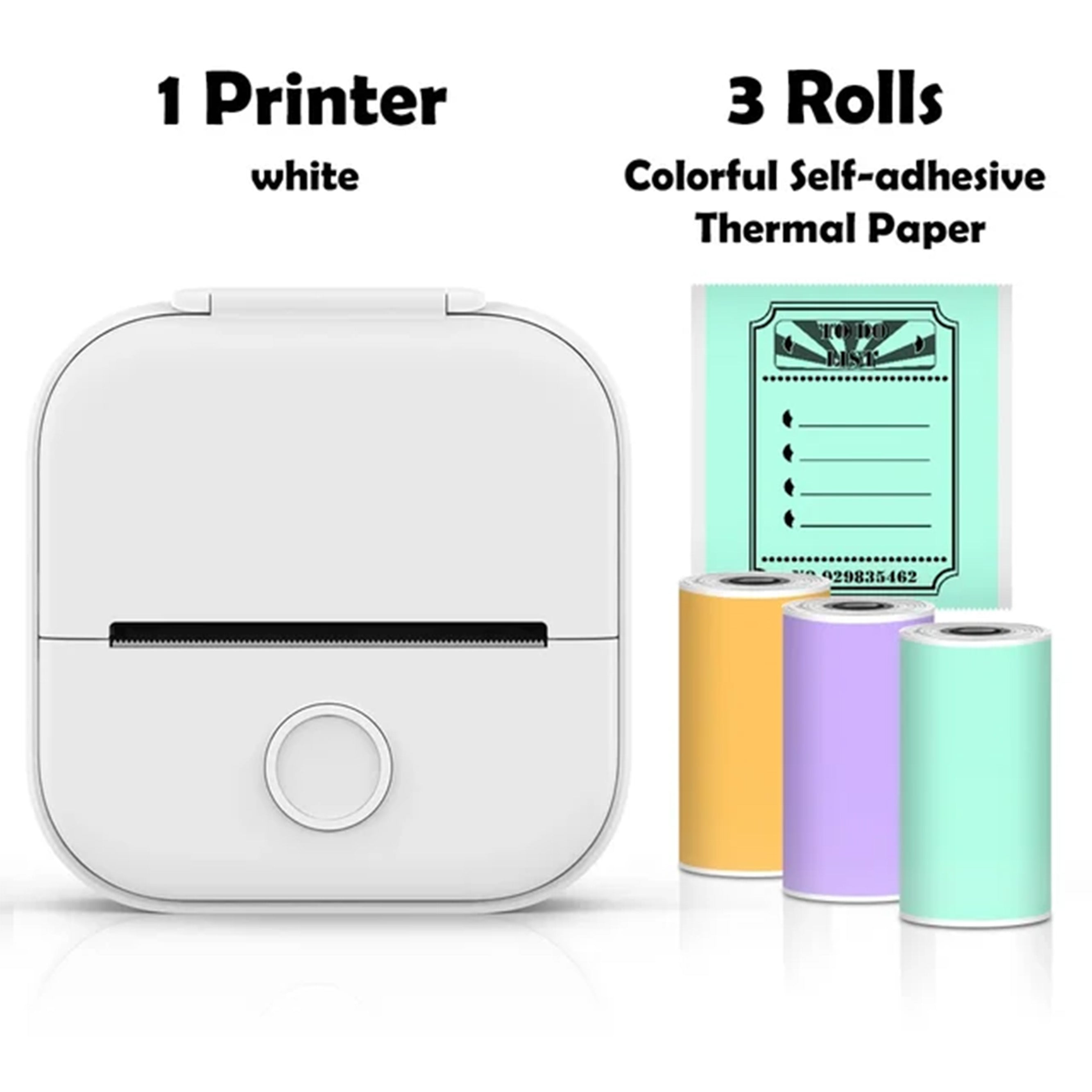 Portable Mini Printer – Compact Wireless Printer for Home & Travel