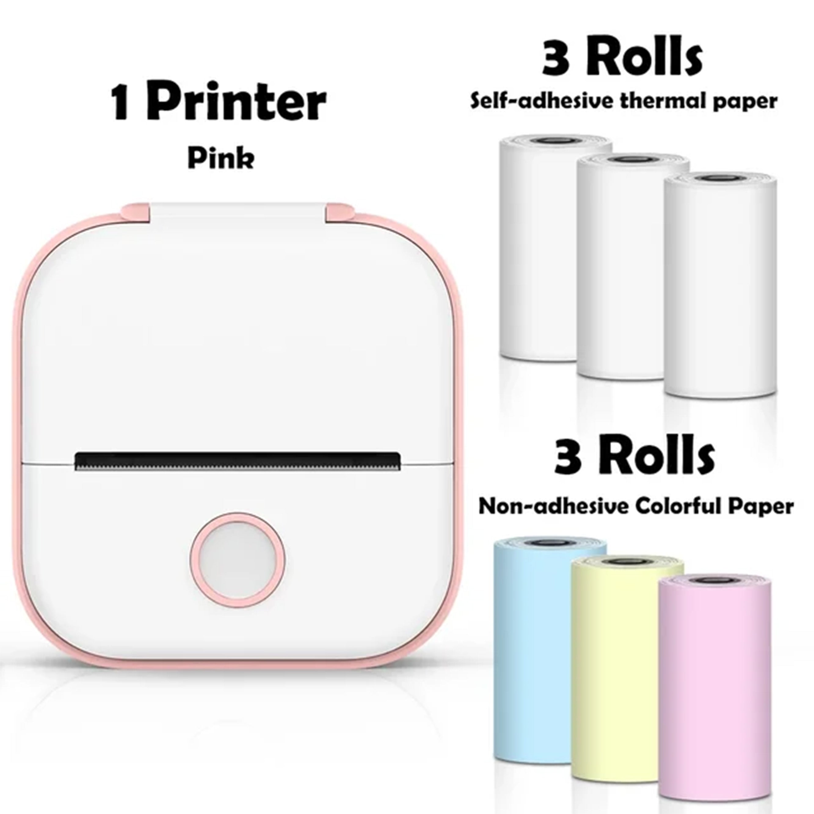 Portable Mini Printer – Compact Wireless Printer for Home & Travel