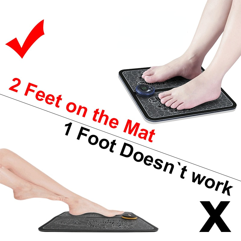 EMS Foot Massager for Pain Relief & Foot Circulation Booster