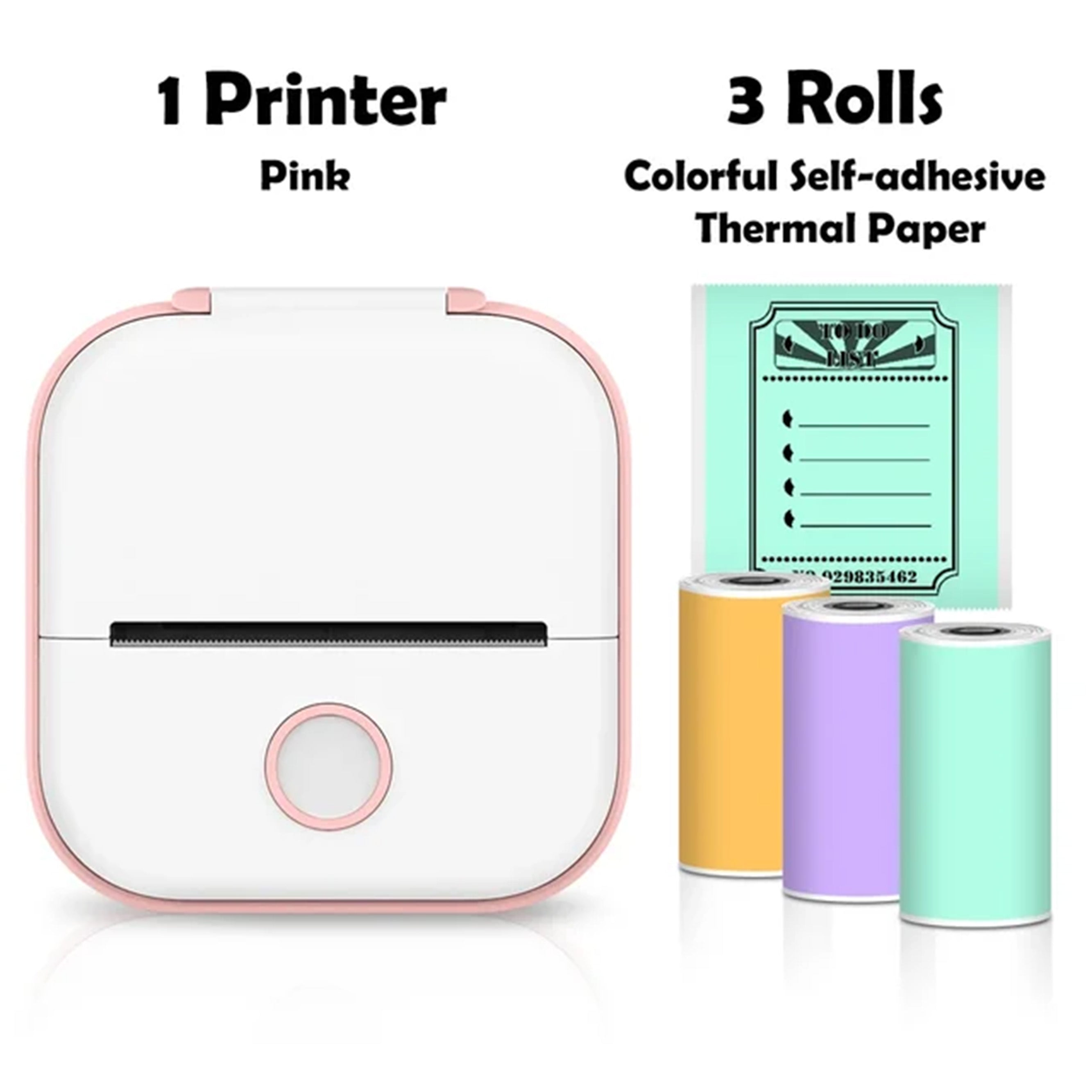 Portable Mini Printer – Compact Wireless Printer for Home & Travel
