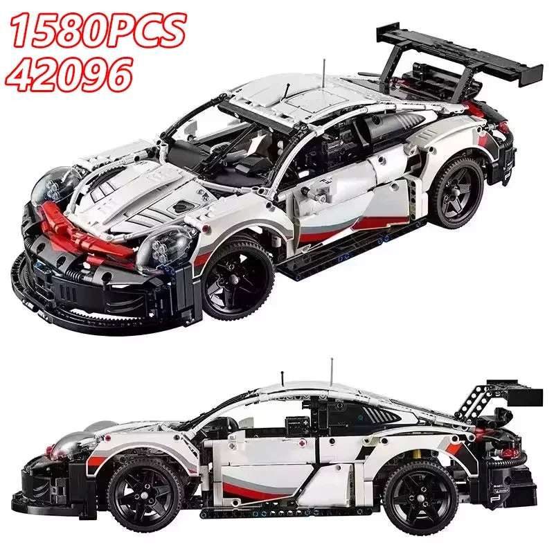 Race Car Building Block Set – 1580pcs 911 RSR Race Car Set