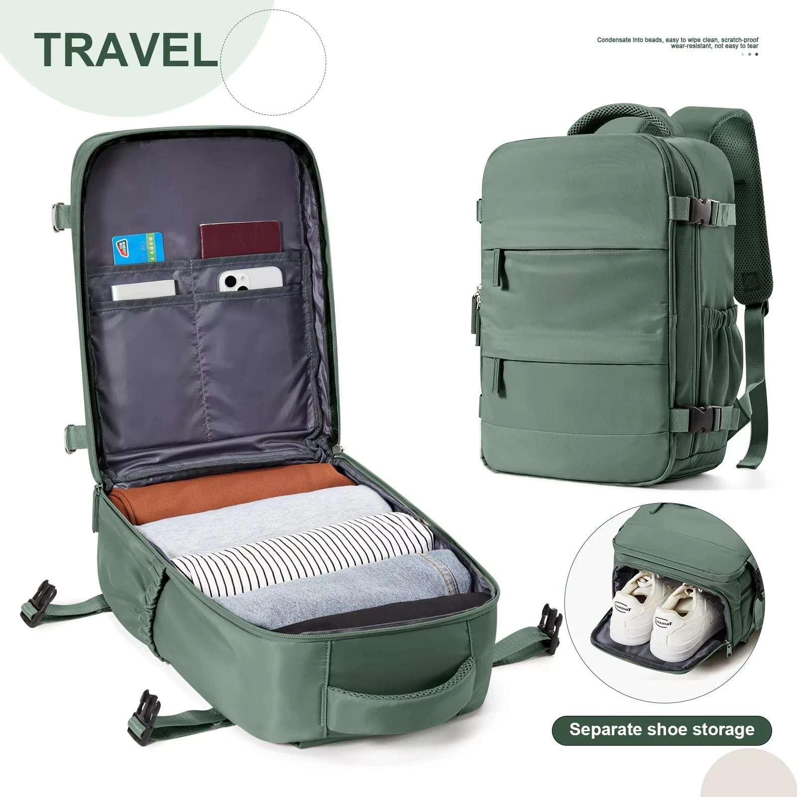 Cabin Size Bag - Ryanair Approved Cabin Travel Backpack