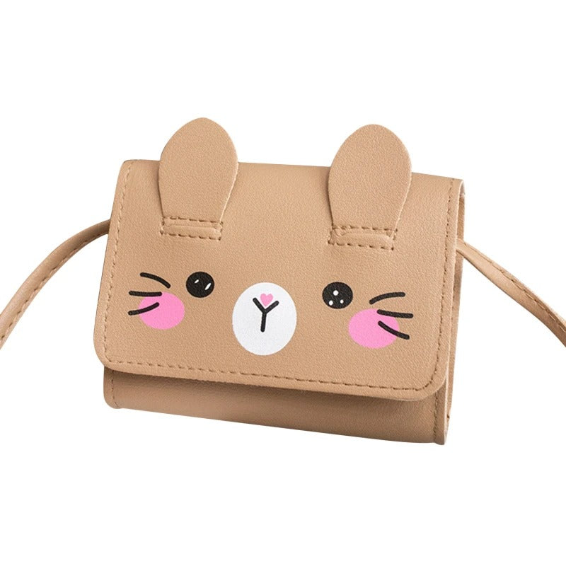 Mini Shoulder Bag - Kids PU Shoulder Bag for Everyday Use