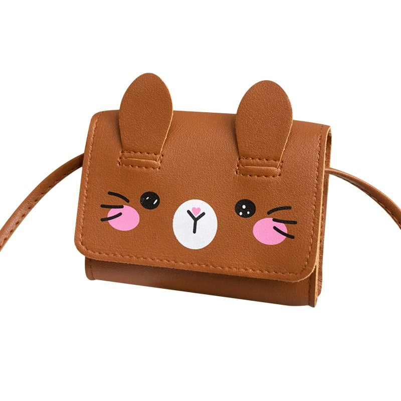 Mini Shoulder Bag - Kids PU Shoulder Bag for Everyday Use