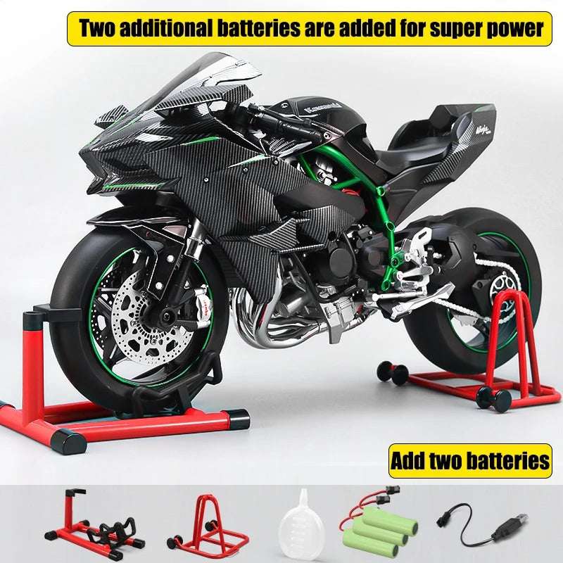 Kawasaki H2R Motorcycle Model – 1:6 Scale Diecast Motorcycle Model