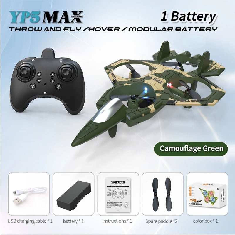 YP3 RC Glider Flying Helicopter Jet Plane - High-Flying RC Aircraft