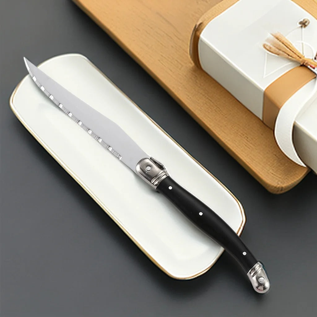 Steak Knife Set – 9'' Serrated Steak Knife Set for Perfect Cuts