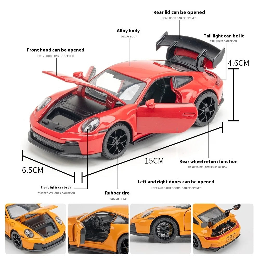 Diecast Model Car – 1:32 Porsche 911 GT3 RS Collectible Scale Car