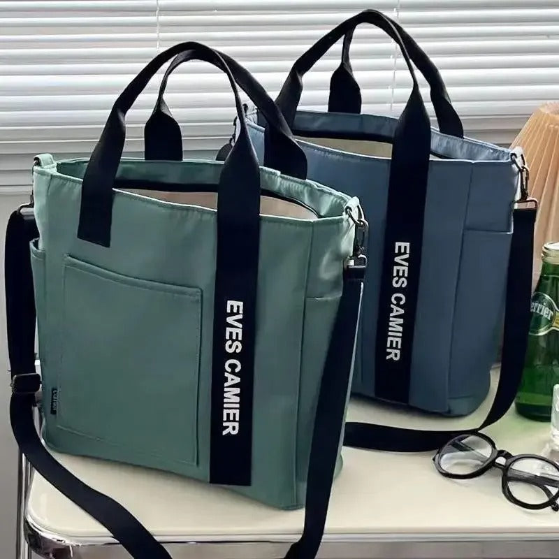 Waterproof Canvas Tote Bag - Durable Nylon Canvas Tote Bag