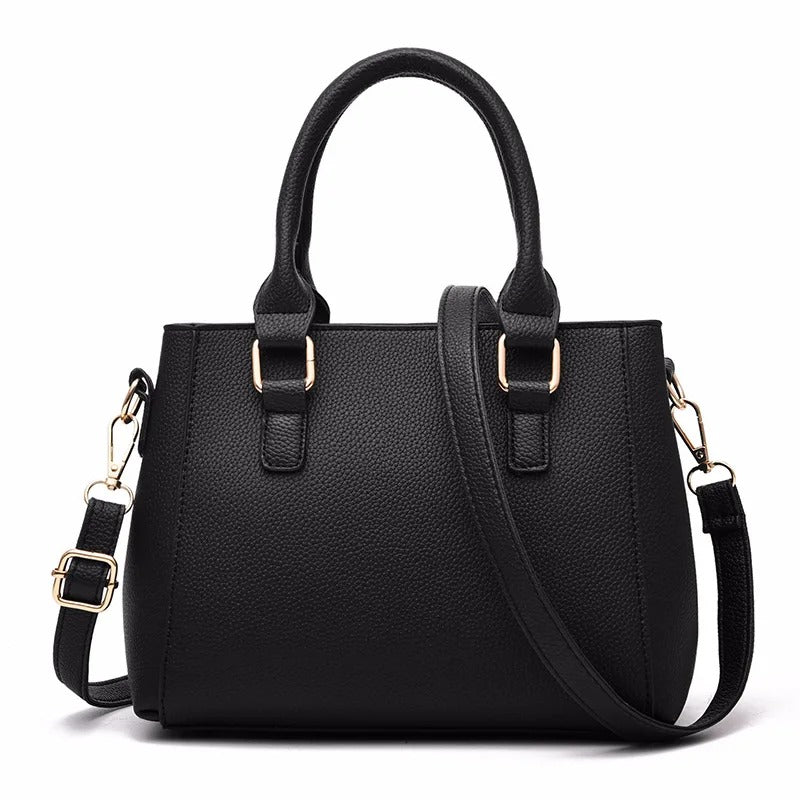 Leather Messenger Bag – Embroidered Leather Handbag for Business Use