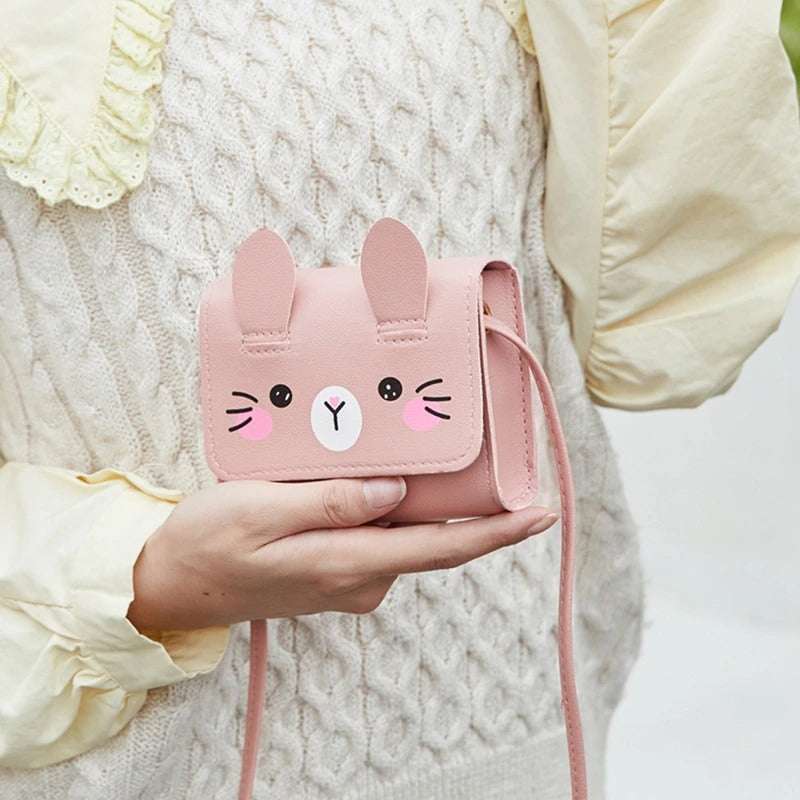 Mini Shoulder Bag - Kids PU Shoulder Bag for Everyday Use
