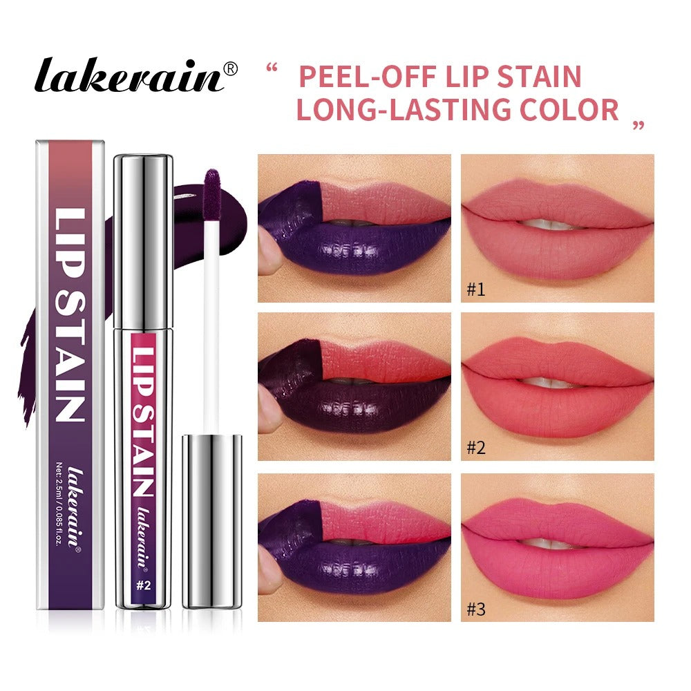 Long-Lasting Waterproof Peel Lip Stain