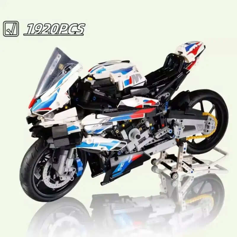 1920Pcs Racing Motorcycle Building Blocks – Complete Motorcycle Parts