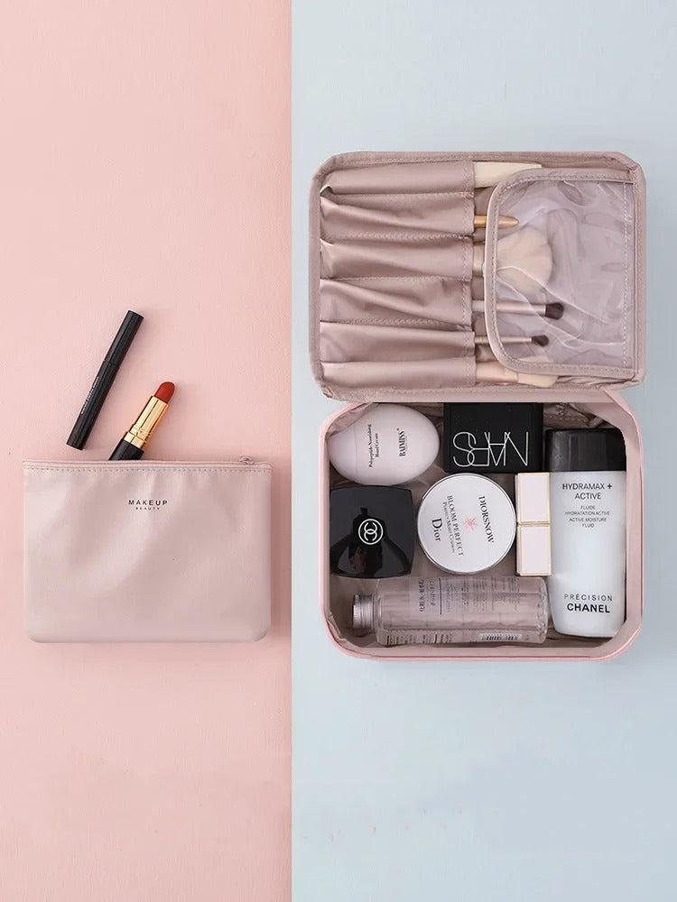Travel Makeup Bag – Elegant Travel Cosmetic Storage Bag for Essentials