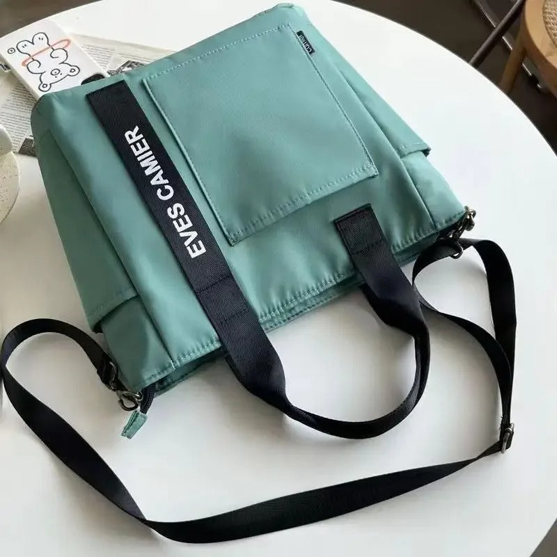 Waterproof Canvas Tote Bag - Durable Nylon Canvas Tote Bag