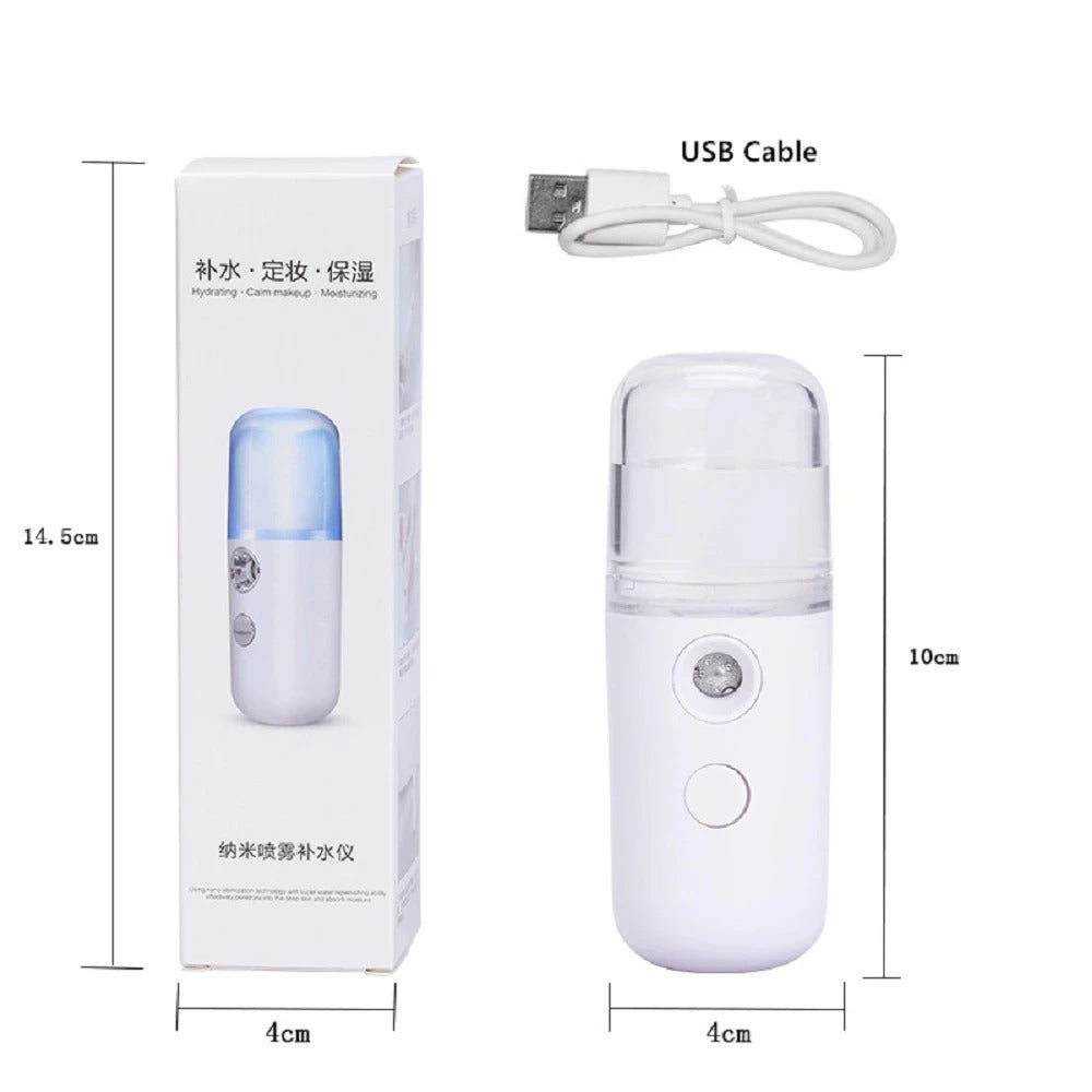 USB Rechargeable Nano Mist Facial Steamer