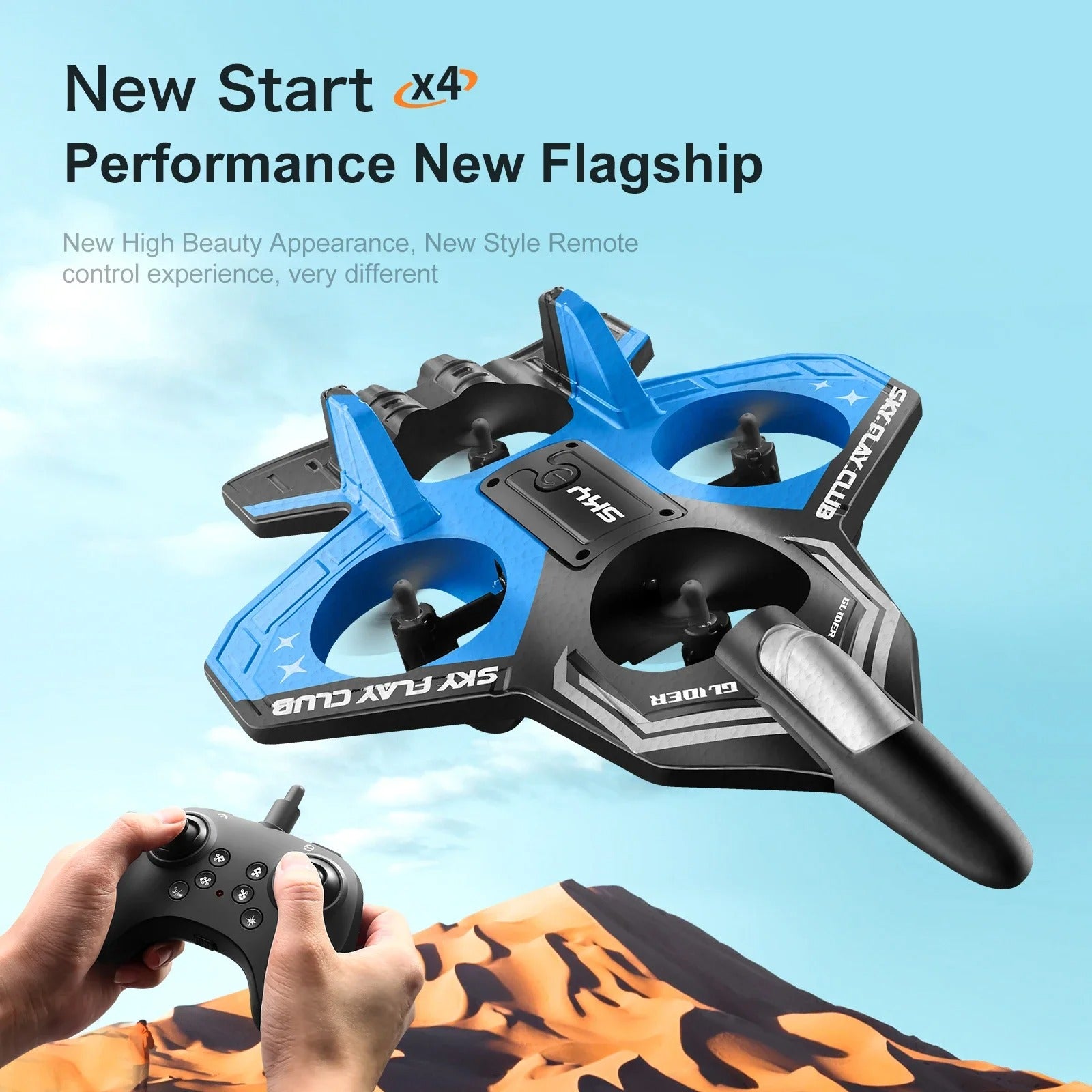 YP3 RC Glider Flying Helicopter Jet Plane - High-Flying RC Aircraft