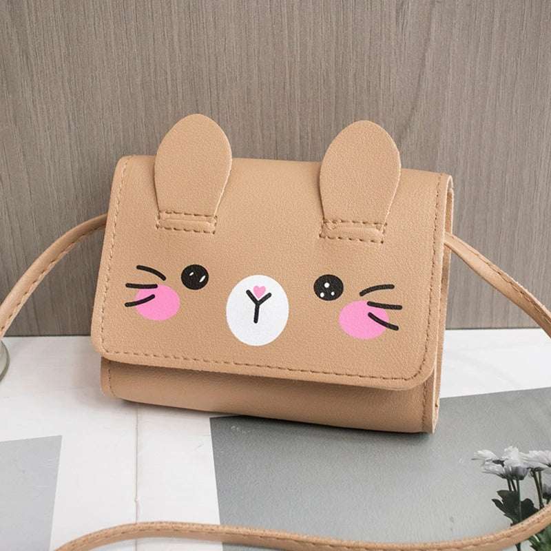 Mini Shoulder Bag - Kids PU Shoulder Bag for Everyday Use