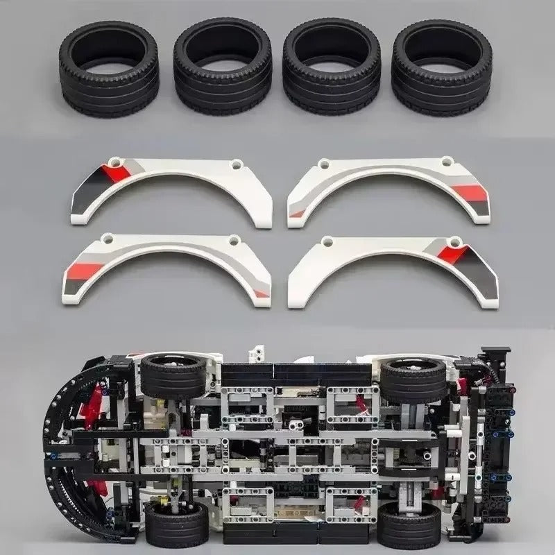 Race Car Building Block Set – 1580pcs 911 RSR Race Car Set