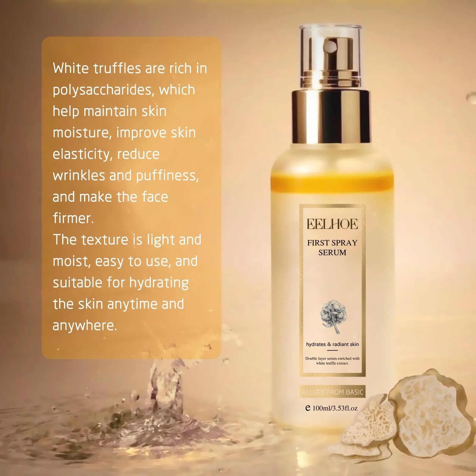 White Truffle Hydrating Facial Serum Spray