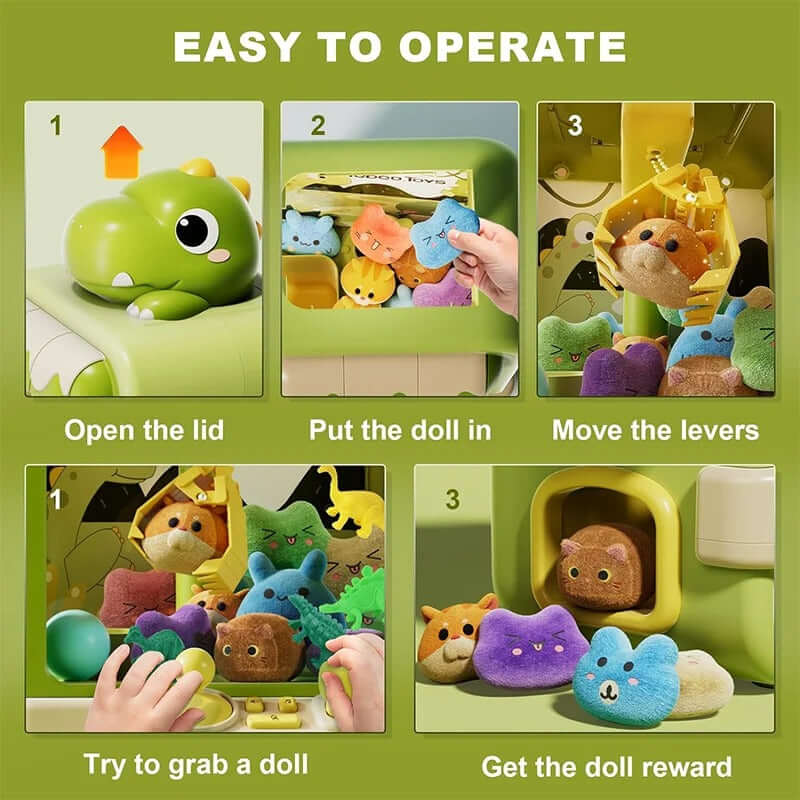 Claw Machine Toy – Fun Educational Toy with Jurassic Park Theme
