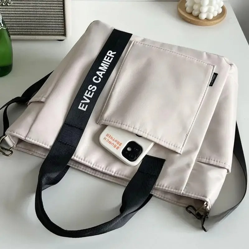 Waterproof Canvas Tote Bag - Durable Nylon Canvas Tote Bag