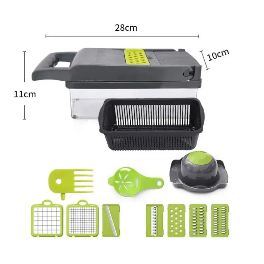Vegetable Chopper – 16-in-1 Multifunctional Kitchen Tool & Appliance
